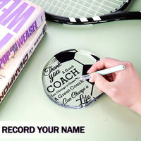 Thank You Coach Soccer Acrylic Plaque
