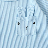Easter Bunny Pocket Casual Jumpsuit Romper
