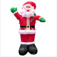 Giant Arch Santa Claus Snowman Inflatable Garden Yard Christmas Archway
