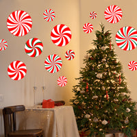 Christmas Peppermint Candy Wall Decals
