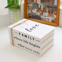 Minimalist Fake Book Coffee Table Decoration Photography Props English Simple Decorative Book
