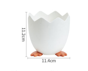 Pen Holder Cracked Chicken Egg Storage Box Multifunctional