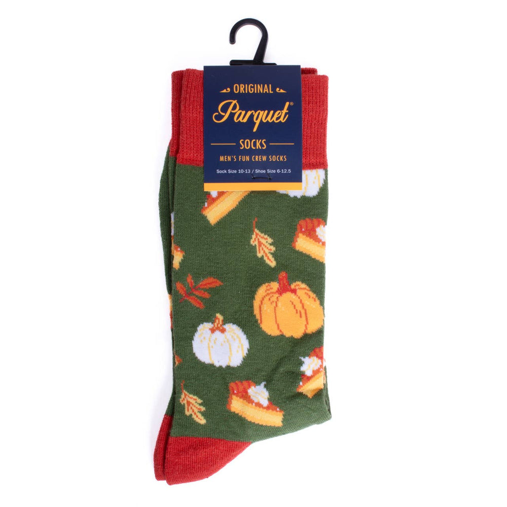 Pumpkin Pie Novelty Socks (Mens)