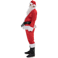 Traje completo premium de disfraz de Papá Noel