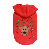 Pet Dog Christmas Clothes Coat Cotton Hooded Sweatshirt
