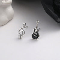 Guitar Music Note Shape Earrings
