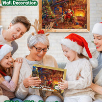 Calendrier de l'Avent Puzzle de Noël 1008 pièces