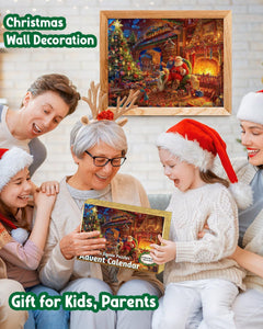 Calendrier de l'Avent Puzzle de Noël 1008 pièces