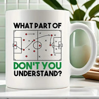 Soccer Tactics Play Diagram 11 oz Mug
