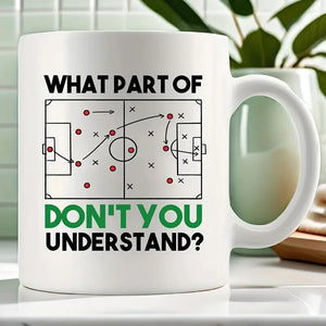 Soccer Tactics Play Diagram 11 oz Mug