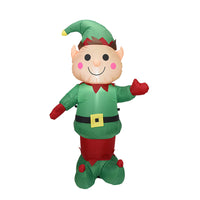 Inflatable Christmas Elf Puppy Dog Yard Decoration
