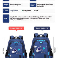 Spaceman Primary School Student Oxford Cloth Schoolbag Children Nylon Backpack