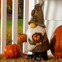 Creative Pumpkin Dwarf Halloween Dwarf Sculpture Decorative Resin Crafts
