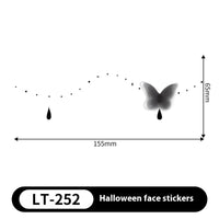 Halloween Makeup Stickers Dress Up Cute Painted
