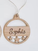 Personalized Creative Wooden Christmas Ornaments
