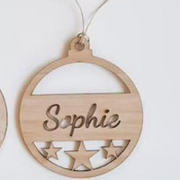 Personalized Creative Wooden Christmas Ornaments