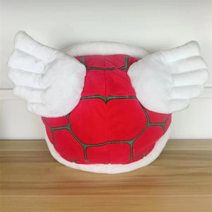 Video Game Turtle Shell Plush Backpack