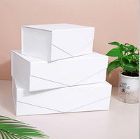 Colorful Folded Flip Top Gift Boxes
