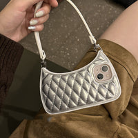 Diamond Quilted Handbag Applicable To Creative

