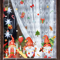 Christmas Gnomes Static Window Decals
