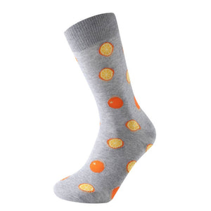 Orange Fruit Novelty Socks (Mens)