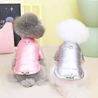 Waterproof Jacket Teddy Clothes Dog Autumn And Winter Puffer Jacket
