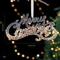 Sequined Acrylic Christmas Tree Ornament
