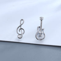 Guitar Music Note Shape Earrings