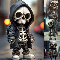 Halloween Cool Skeleton Figurines Halloween Skeleton Doll Resin Ornament Home Decor