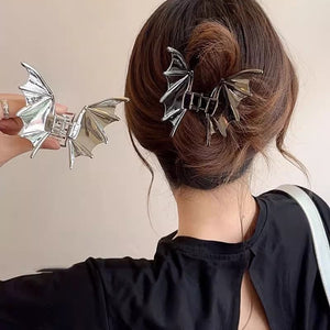 Metal Bat Hair Clip