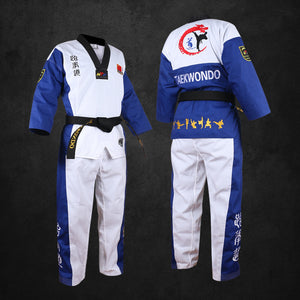 Tae Kwon Do TKD Uniform Long-sleeved Training Performance Costume (Child)