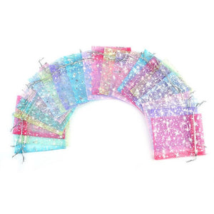 Organza Drawstring Gift Candy Bags (50 Pcs)