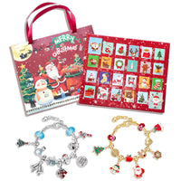 Christmas Countdown Advent Calendar Charm Bracelets