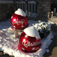 Bolas inflables de adorno navideño de PVC

