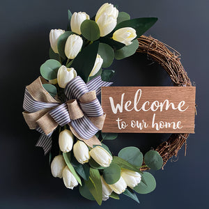 Tulip Welcome Wreath