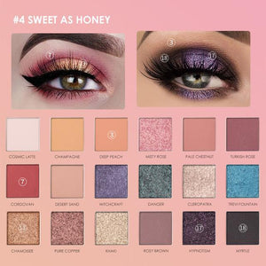 Sweet As Honey 18-colors Eyeshadow Palette