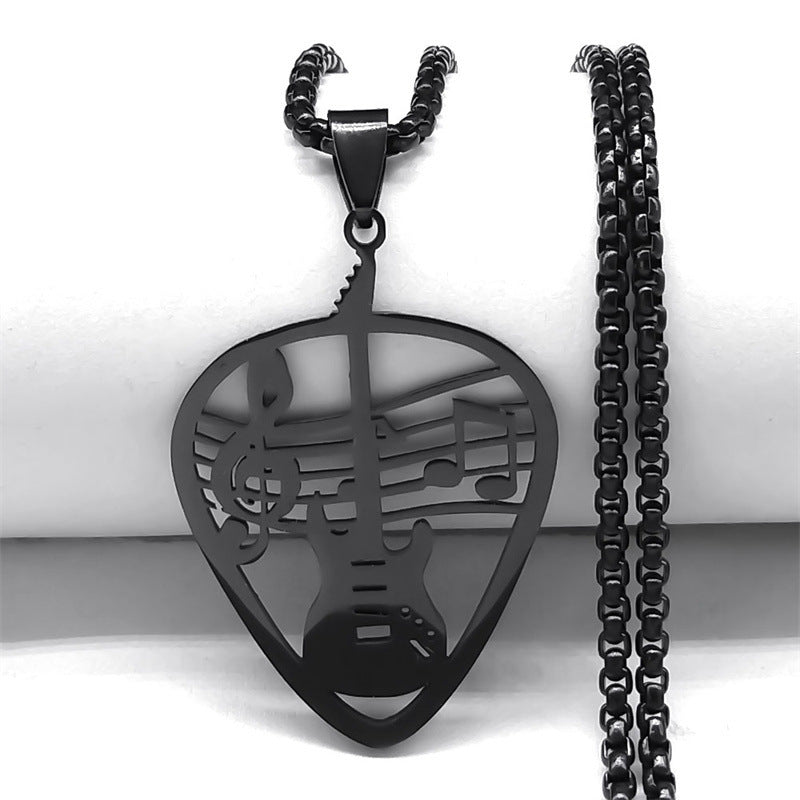Guitar Pick Pendant Necklace (Mens)