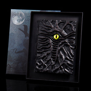 Embossed Retro Dragon Eye Journal Notebook Dark Kraft Paper