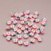 Soft Ceramic Fruit Shape Beads (50 Pcs)