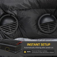 Inflatable Vampire Coffin Halloween Decoration