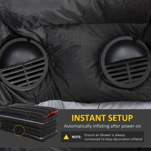 Inflatable Vampire Coffin Halloween Decoration
