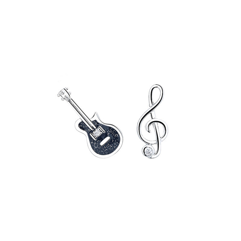 Guitar Music Note Shape Earrings