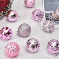 Christmas Ball Painted Decorative Ornament Gift Set (12 Pcs)
