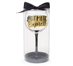 Hot Mess Express Wine Glass