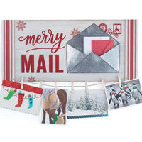 Merry Mail Christmas Card Wall Hanging