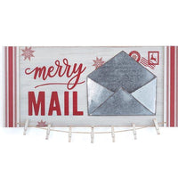 Merry Mail Christmas Card Wall Hanging