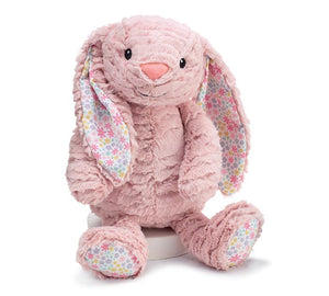 Plush Dusty Rose Color Fur Bunny