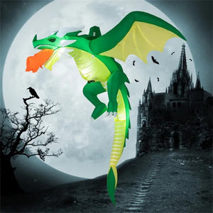 5-foot Halloween Inflatable Dragon Decoration