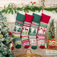 Christmas Decorations Gift Bag Knitted Stockings
