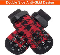 Plaid Dog Socks Cotton Socks Pet Supplies
